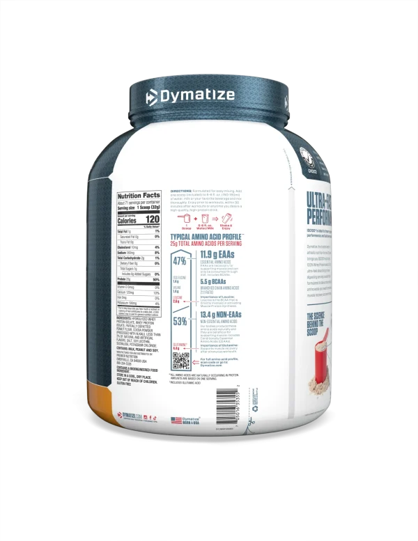 Iso100 isolate hidrolized whey protein dymatize 5lb - Imagen 7
