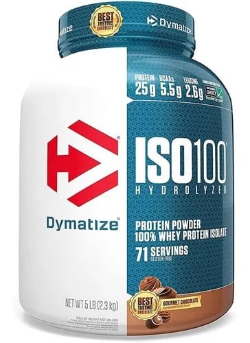 Iso100 isolate hidrolized whey protein dymatize 5lb